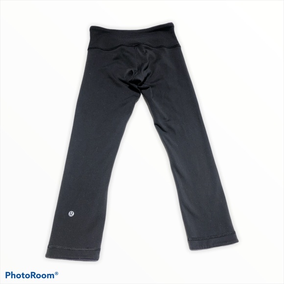 lululemon reversible cropped legging black purple - Picture 6 of 7